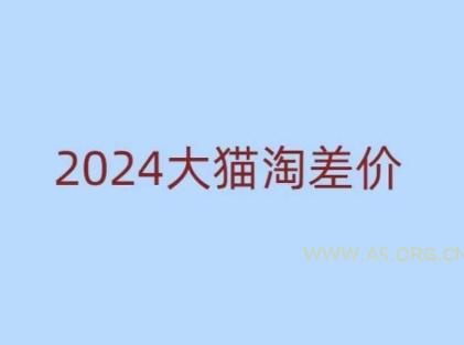 2024版大猫淘差价课程，新手也能学的无货源电商课程-A5资源网