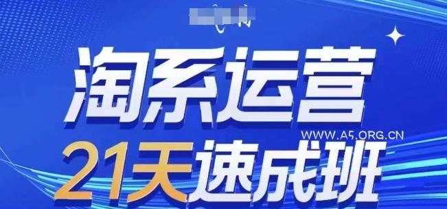 淘系运营21天速成班(更新24年9月)，0基础轻松搞定淘系运营，不做假把式-A5资源网