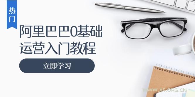 阿里巴巴运营零基础入门教程：涵盖开店、运营、推广，快速成为电商高手-A5资源网