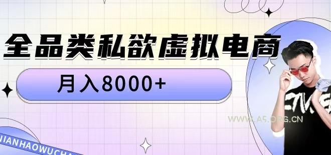 全品类私欲虚拟电商，月入8000+【揭秘】-A5资源网