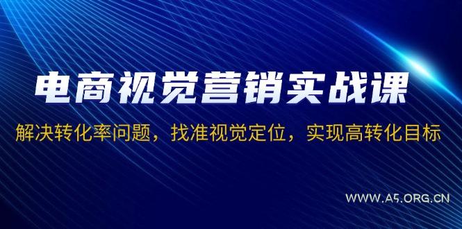 电商视觉营销实战课，解决转化率问题，找准视觉定位，实现高转化目标-A5资源网