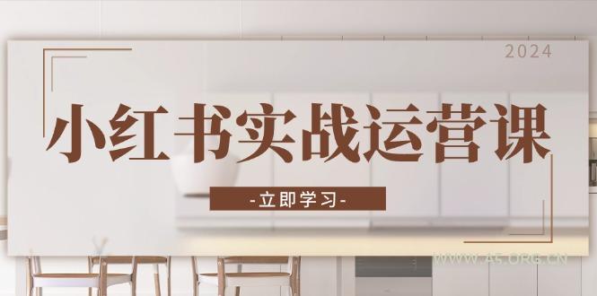小红书实战运营课：从开通店铺到直播话术，打造爆款笔记与高效直播-A5资源网