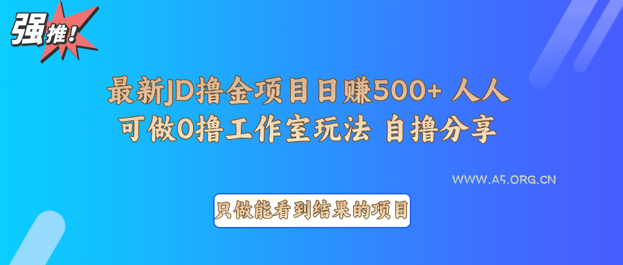 最新项目0撸项目京东掘金单日500＋项目拆解-A5资源网