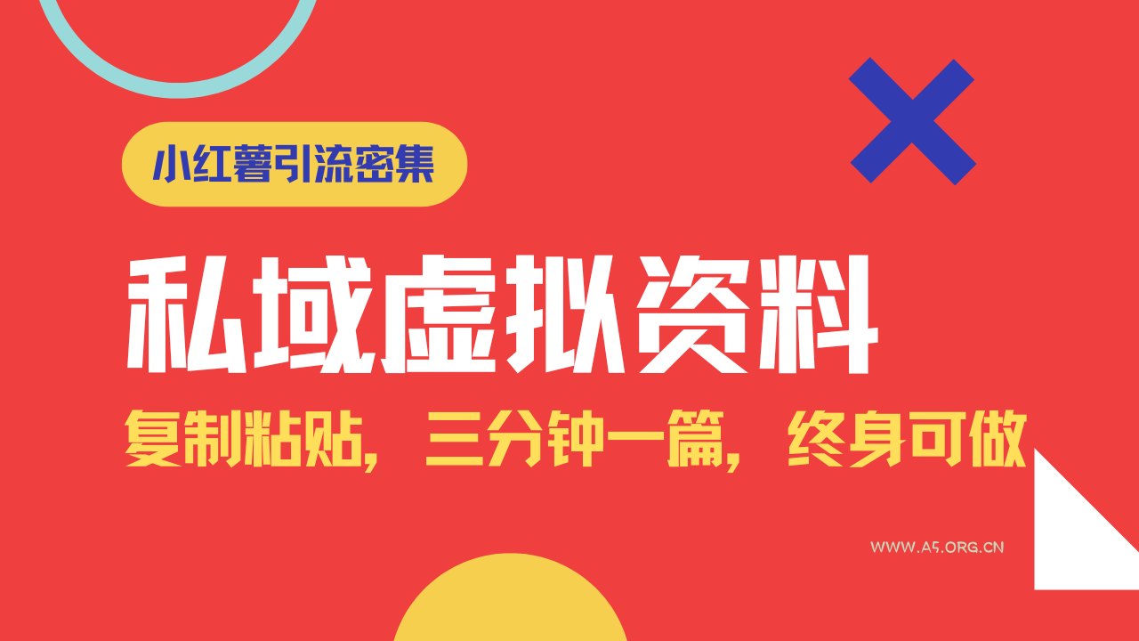 小红书引流私域旅游虚拟资料玩法，复制粘贴，三分钟一篇图文，日入1000...-A5资源网