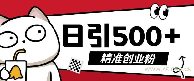 最新抖音引流创业粉，几分钟一个视频，非常暴力，小白直接可上手操作【揭秘】-A5资源网