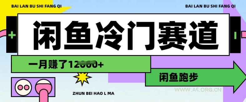 闲鱼冷门赛道，跑步挣钱，有人一个月挣了1.2w-A5资源网