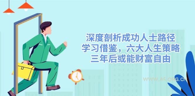 深度剖析成功人士路径，学习借鉴，六大人生策略，三年后或能财富自由-A5资源网