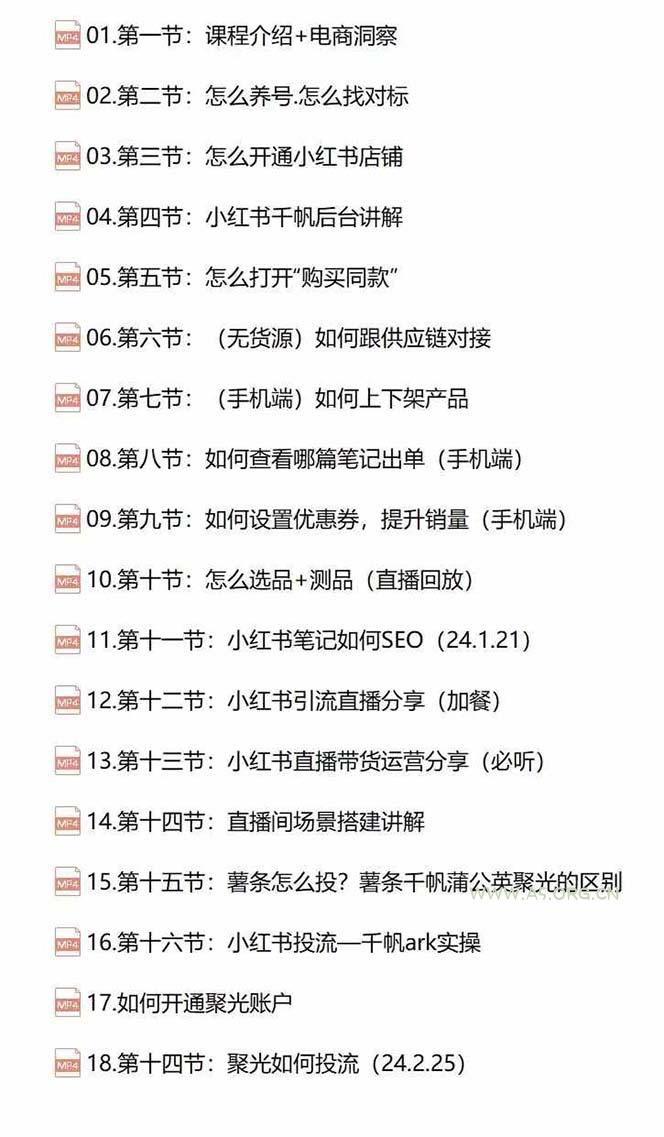 小红书快速赚钱电商特训营：用简单方式通过小红书快速变现！ - A5资源网