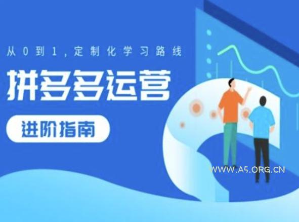 拼多多运营进阶指南，从0到1定制化学习路线-A5资源网