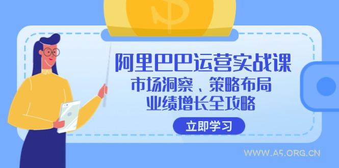 阿里巴巴运营实战课：市场洞察、策略布局、业绩增长全攻略-A5资源网
