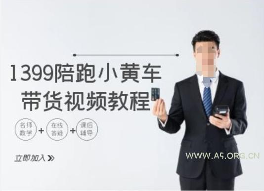 1399陪跑tiktok小黄车带货视频教程，tiktok跨境电商教程-A5资源网