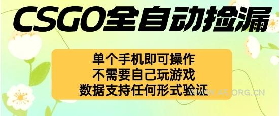 自动挂G捡漏，不用自己挂G不用玩游戏，一个手机即可操作，新手小白轻松月入1W+【揭秘】-A5资源网