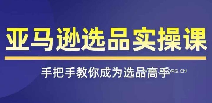 亚马逊选品实操课程，快速掌握亚马逊选品的技巧，覆盖亚马逊选品所有渠道-A5资源网