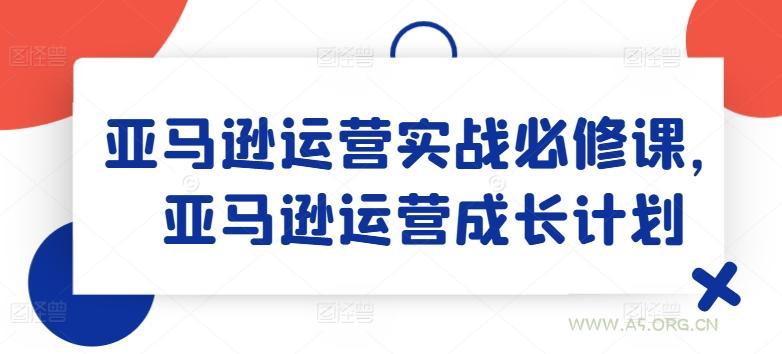 亚马逊运营实战必修课，亚马逊运营成长计划-A5资源网