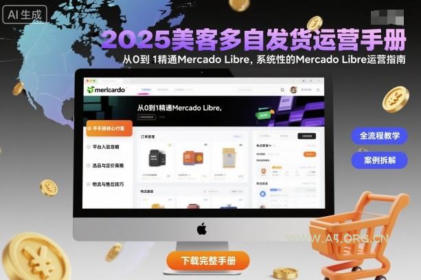 2025美客多自发货运营手册：从0到1精通Mercado Libre，系统性的Mercado Libre运营指南-A5资源网