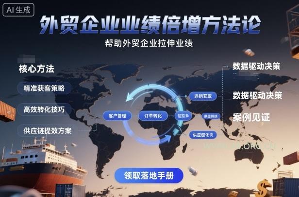 外贸企业业绩倍增方法论，帮助外贸企业拉伸业绩-A5资源网