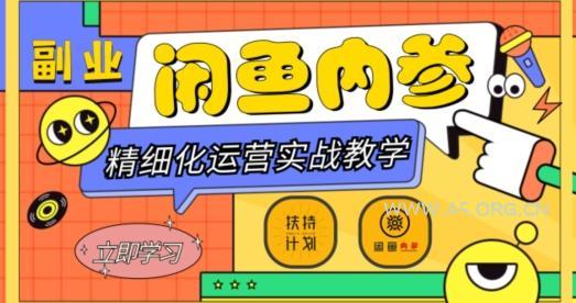 闲鱼精细化运营入门+高阶实战教学，从底层逻辑到轻松变现，多维度玩转闲鱼副业-A5资源网