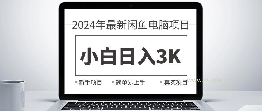 2024最新闲鱼卖电脑项目，新手小白日入3K+，最真实的项目教学-A5资源网