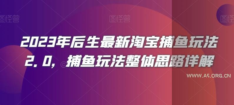 2023年后生最新淘宝捕鱼玩法2.0，捕鱼玩法整体思路详解-A5资源网