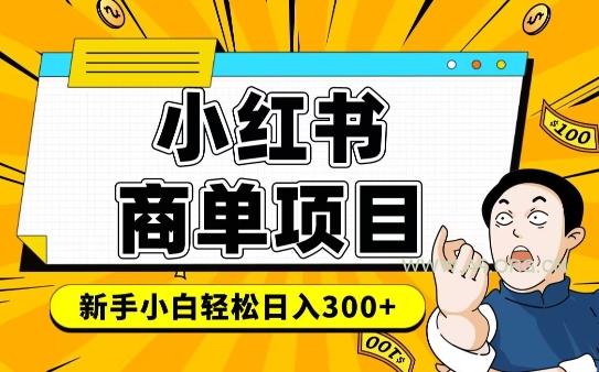 小红书千粉商单，稳定快速变现项目，实现月入6-8k并不是很难-A5资源网
