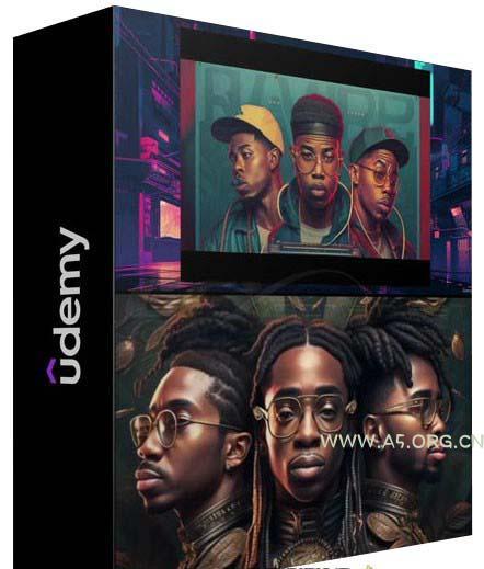 (9632期)完整的Midjourney AI大型课程：AI绘图从初学者到精通-36节课-中英字幕 - A5资源网