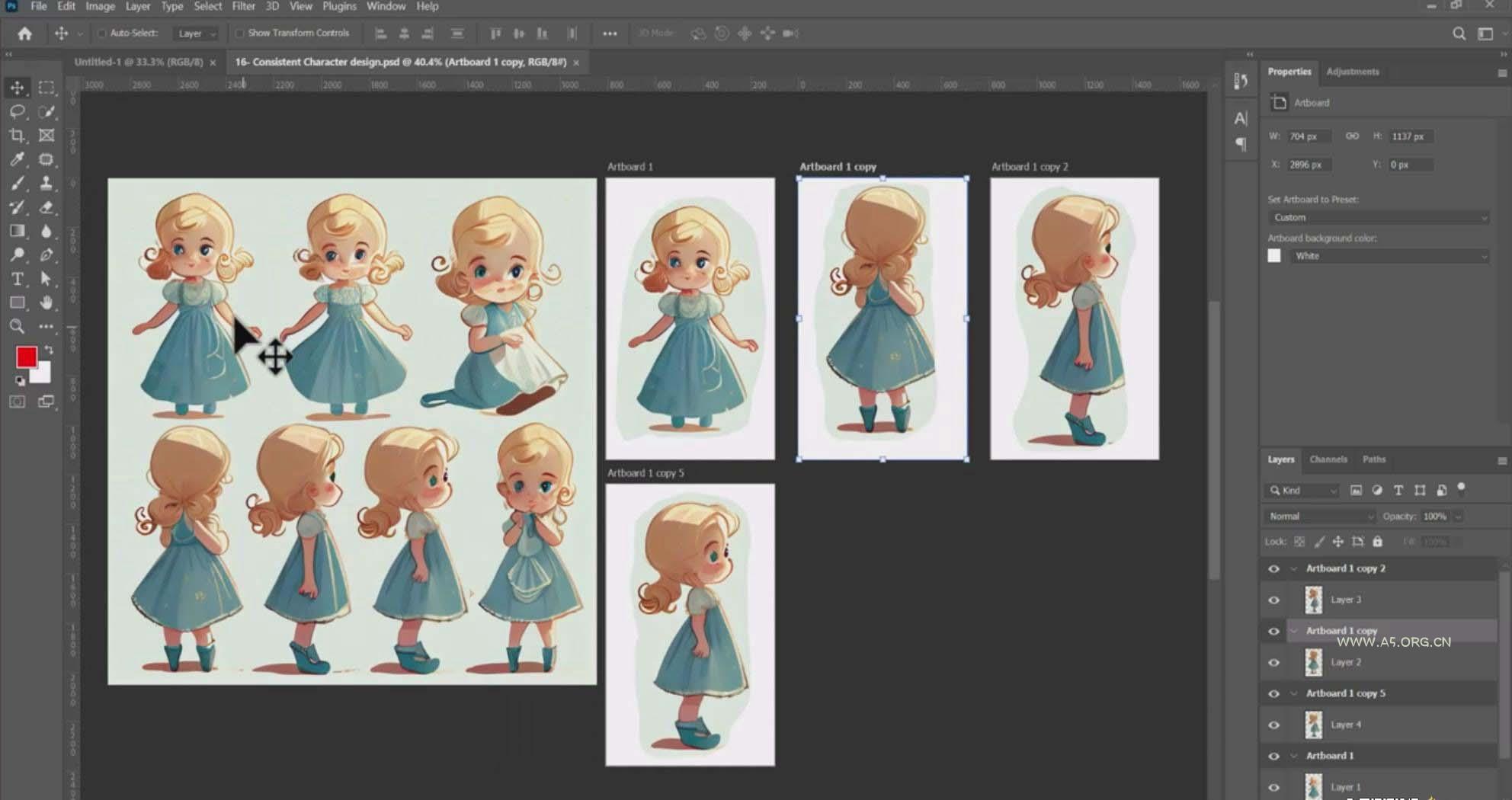 掌握 MidJourney V5 AI + ChatGPT创建一致的角色设计图像-22节课-中英字幕 - A5资源网