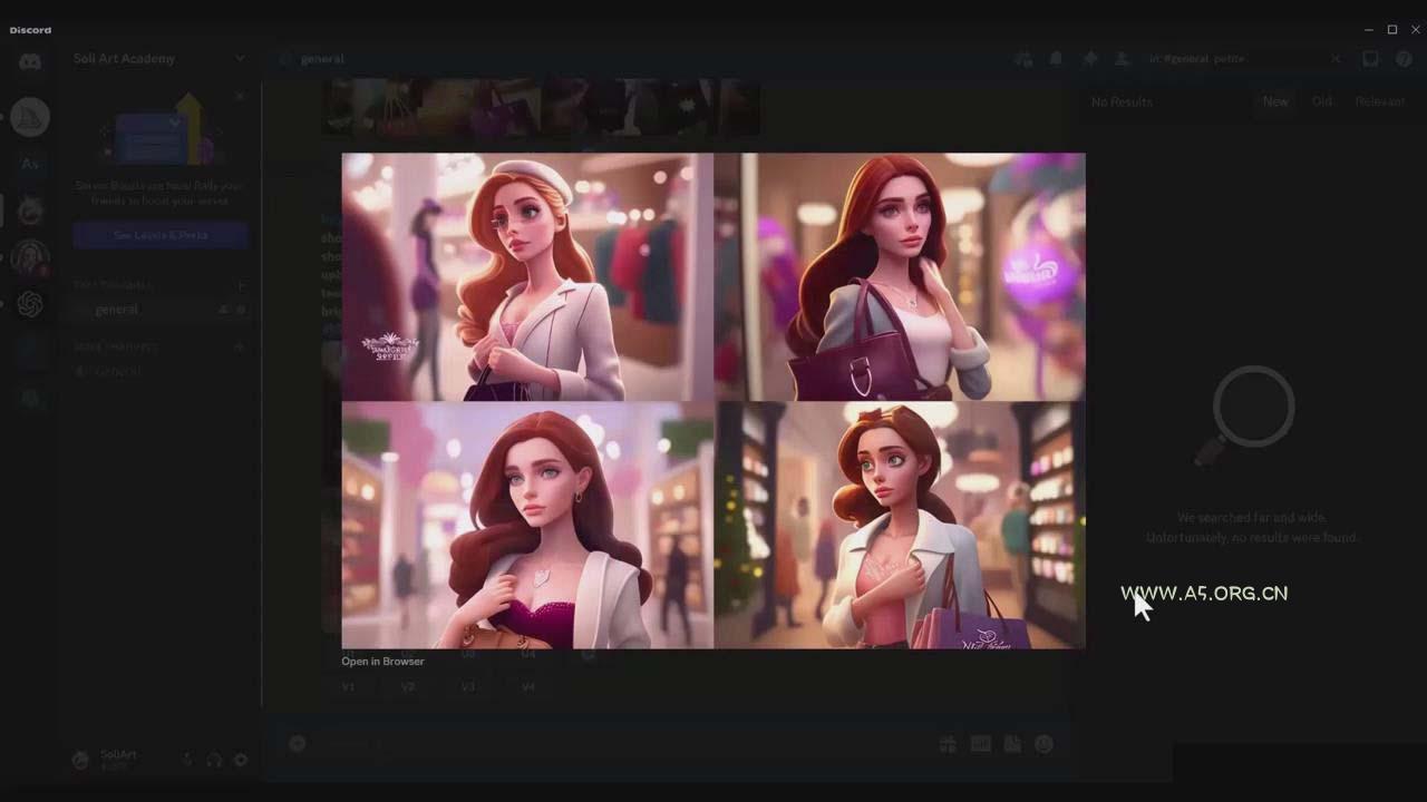 掌握 MidJourney V5 AI + ChatGPT创建一致的角色设计图像-22节课-中英字幕 - A5资源网