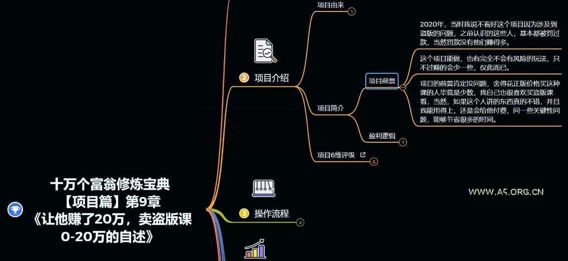 十万个富翁修炼宝典之9.让他赚了20万，卖盗版课0-20万的自述