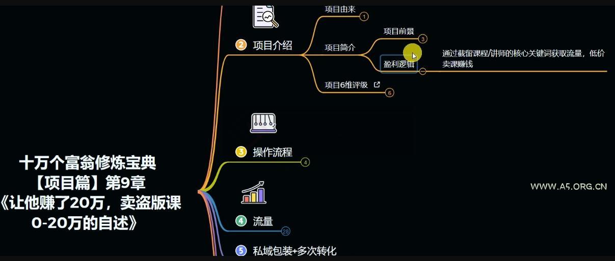 十万个富翁修炼宝典之9.让他赚了20万，卖盗版课0-20万的自述