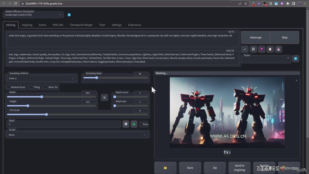 终极Stable Diffusion + ChatGPT AI绘画及模型训练课程-中英字幕 - A5资源网
