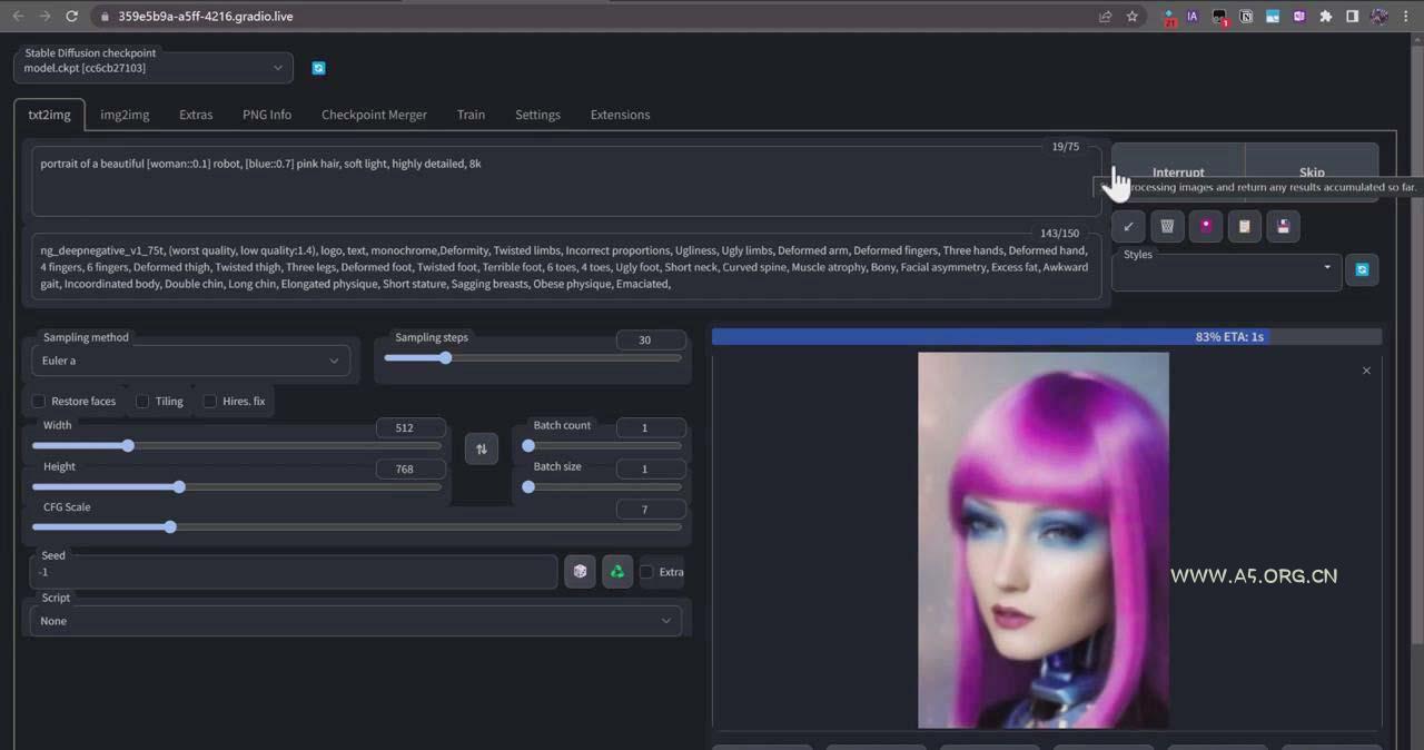终极Stable Diffusion + ChatGPT AI绘画及模型训练课程-中英字幕 - A5资源网