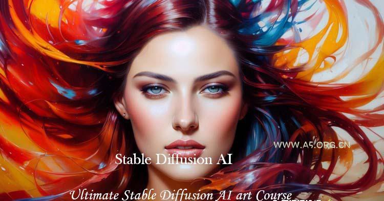 终极Stable Diffusion + ChatGPT AI绘画及模型训练课程-中英字幕 - A5资源网
