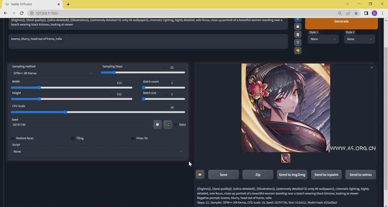 Stable Diffusion 101：使用 AI 创建自定义动漫艺术教程-17节课-中英字幕 - A5资源网
