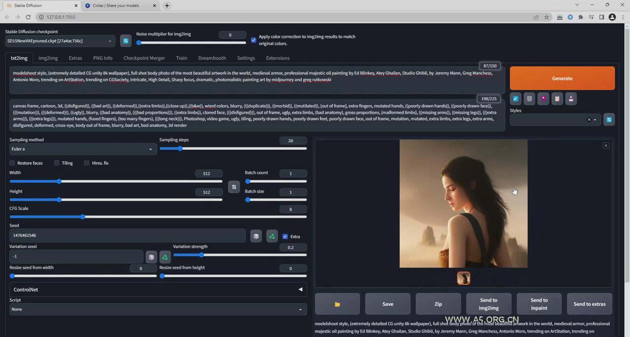 Stable Diffusion 大师班: 利用AI创建艺术图像及视频-31视频课-中英字幕 - A5资源网