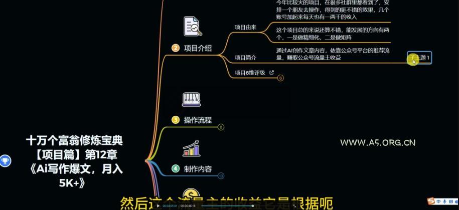 十万个富翁修炼宝典之12.AI写作爆文，月入5k+