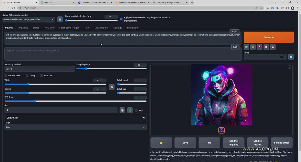 Stable Diffusion 大师班: 利用AI创建艺术图像及视频-31视频课-中英字幕 - A5资源网