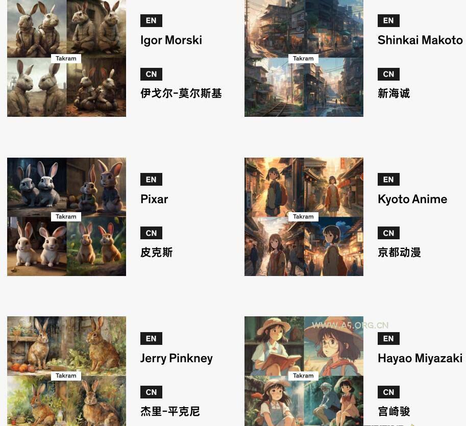 Midjourney辞典AIGC中英双语图文辞典+提示关键词Prompt大全 - A5资源网