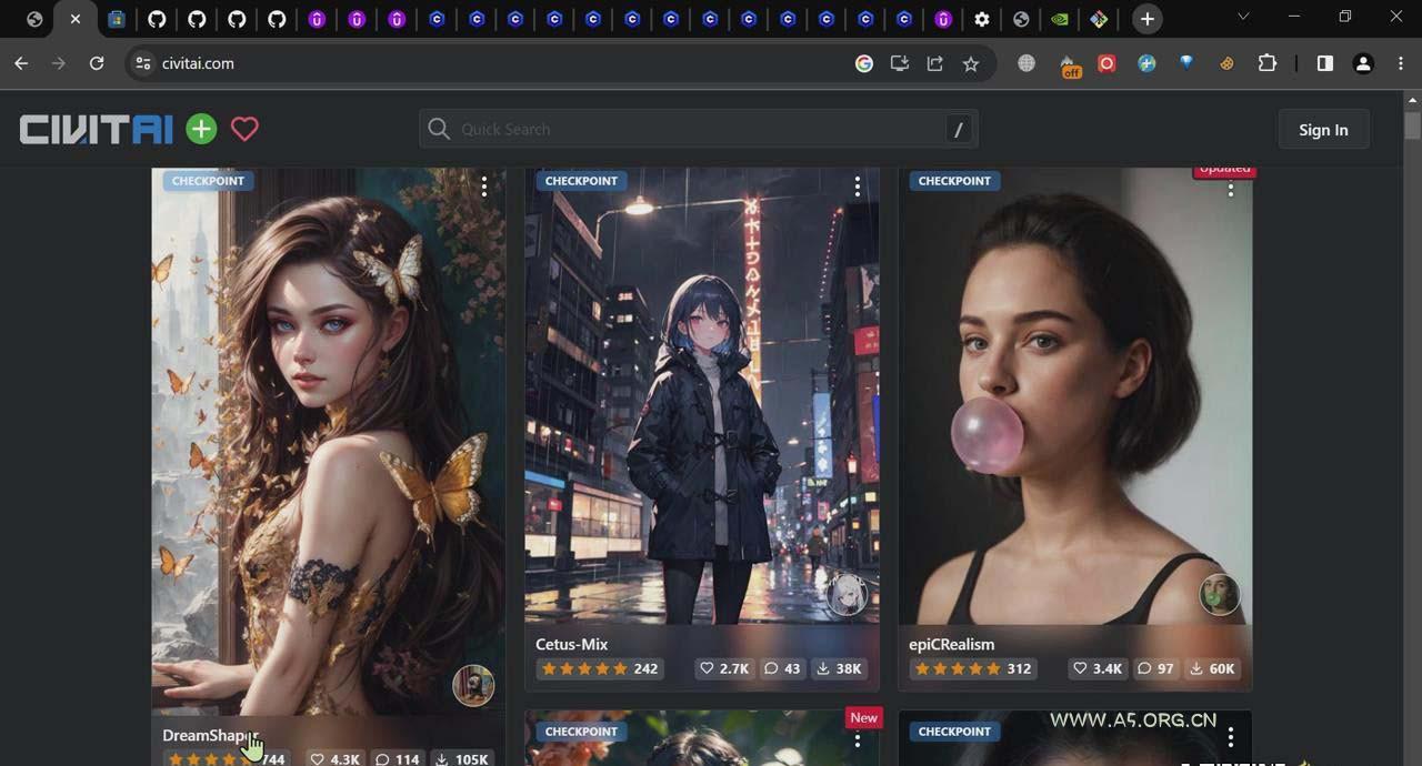ComfyUI利用Stable Diffusion学习AI GUI工作流程教程-中英字幕 - A5资源网