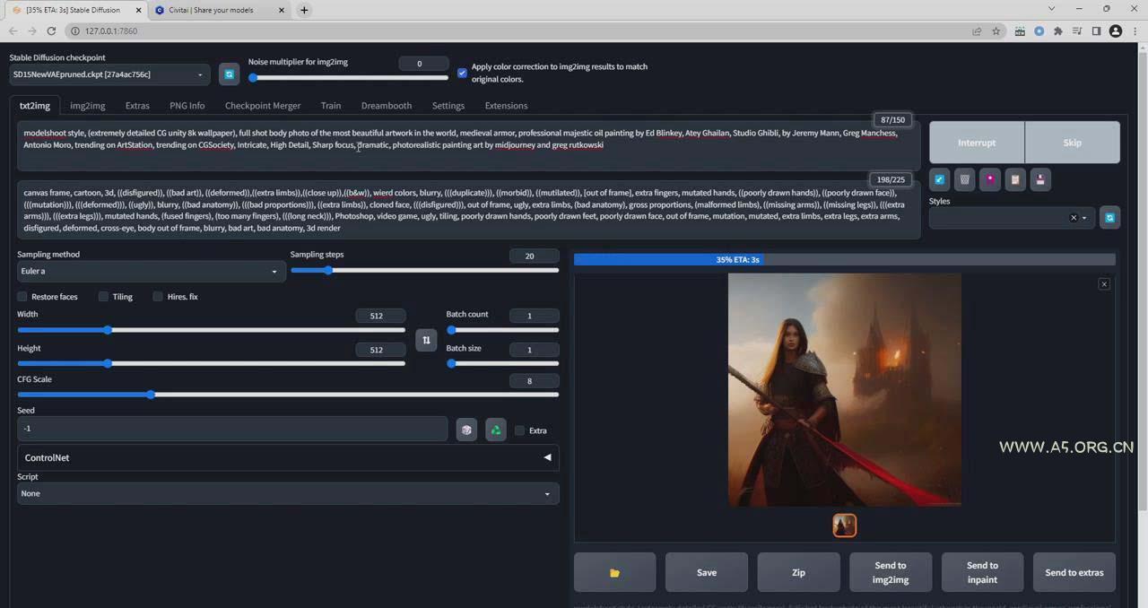 Stable Diffusion 大师班: 利用AI创建艺术图像及视频-31视频课-中英字幕 - A5资源网