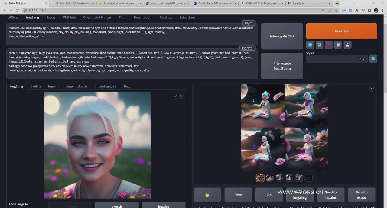 Stable Diffusion 大师班: 利用AI创建艺术图像及视频-31视频课-中英字幕 - A5资源网