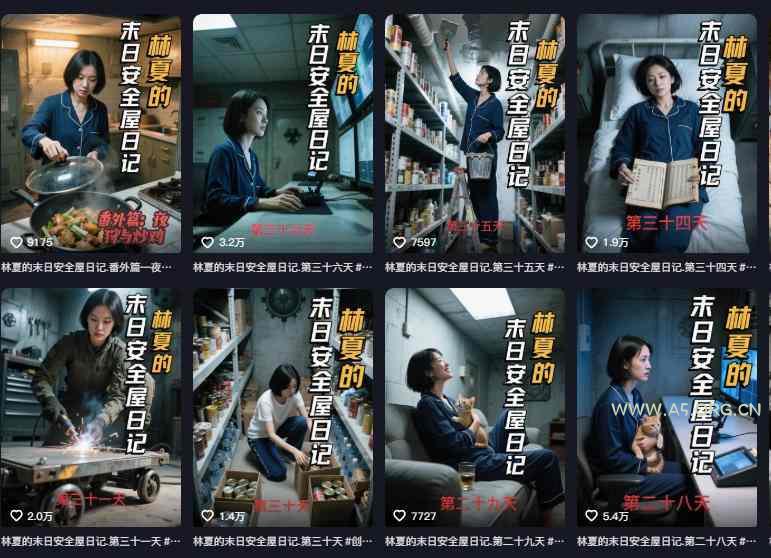 十个作品涨粉近20W！用AI制作末日安全日记连载，日入4位数，评论区爆肝求更新（附详细步骤）