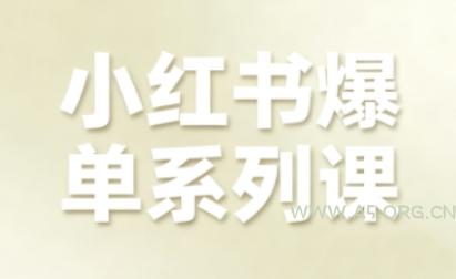 小红书爆单系列课，聚焦小红书电商全链路增长(更新)-A5资源网