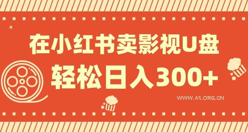 在小红书上卖影视U盘,轻松日入300+,操作简单,小白可轻松上手-A5资源网