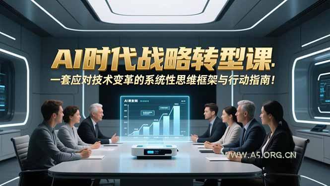 AI时代战略转型课:一套应对技术变革的系统性思维框架与行动指南! - A5资源网 AI时代战略转型课:一套应对技术变革的系统性思维框架与行动指南! - A5资源网