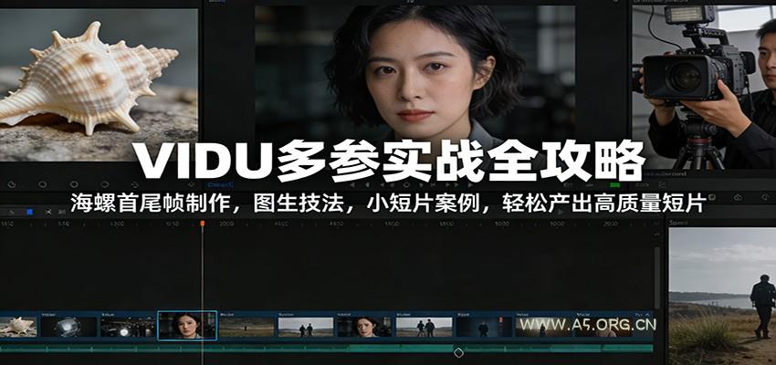 VIDU多参实战全攻略:海螺首尾帧制作,图生技法,小短片案例,轻松产出高质量短片-A5资源网
