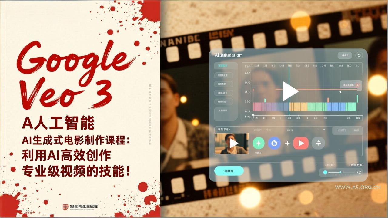 Google Veo 3人工智能AI生成式电影制作课程：利用AI高效创作专业级视频的技能！-A5资源网