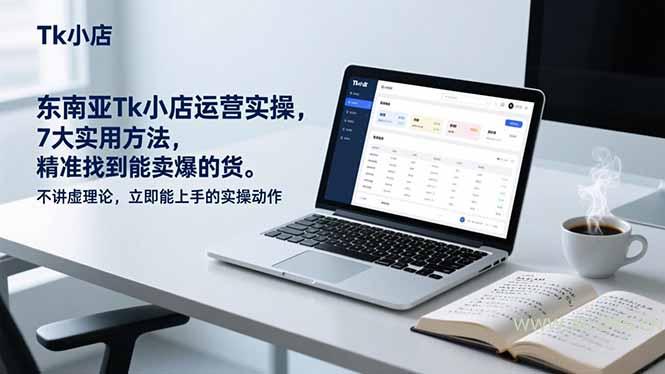 东南亚Tk小店运营实操，7大实用方法，精准找到能卖爆的货。不讲虚理论，立即能上手的实操动作-A5资源网