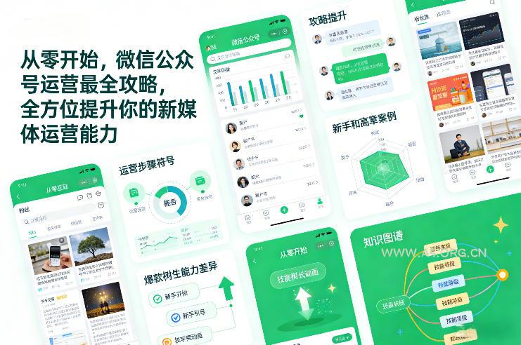从零开始，微信公众号运营最全攻略，全方位提升你的新媒体运营能力-A5资源网