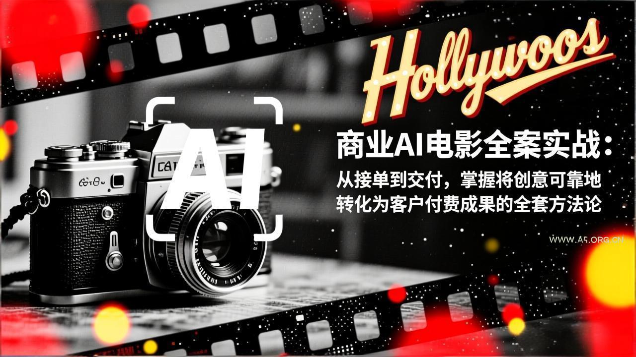 商业AI电影全案实战：从接单到交付，掌握将创意可靠地转化为客户付费成果的全套方法论-A5资源网