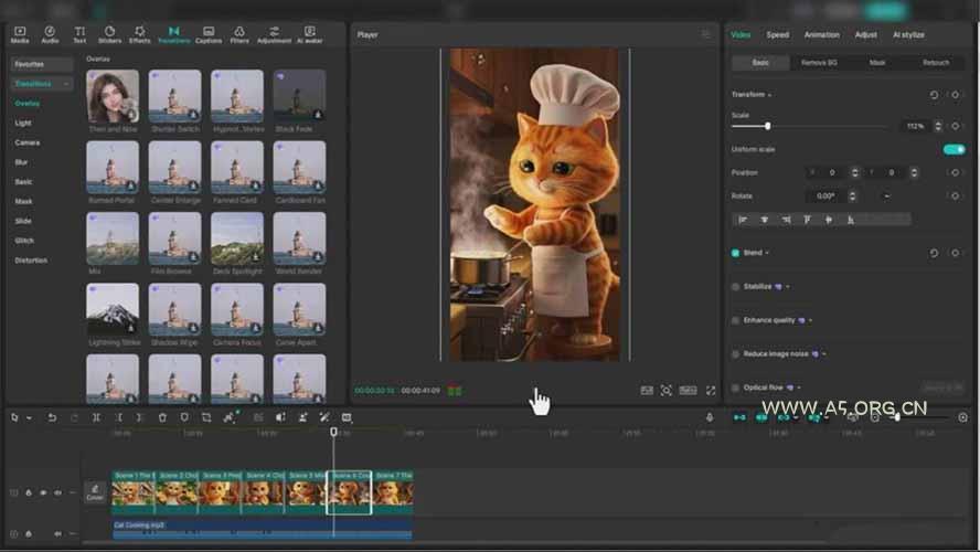 AI橘猫爆款视频课：创意脚本，AI生成，平台适配，从零开始打造千万播放萌宠账号 - A5资源网